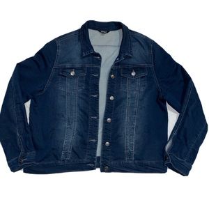 buffalo stretch knit denim jacket